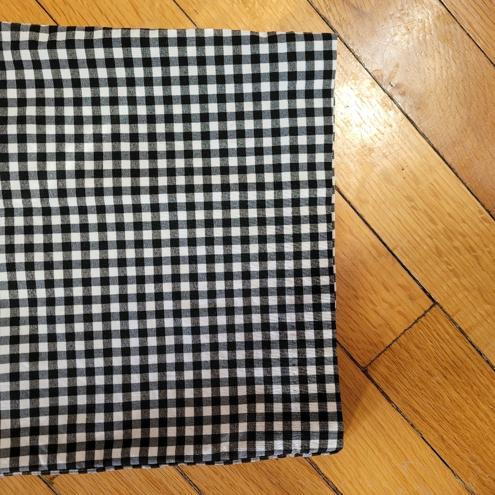 89th & Madison wide leg paper bag gingham pants - Picture 7 of 10